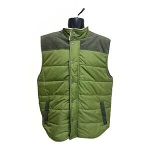 NWT prAna Waylon Insulated Puffer Vest Men’s XXL Green Full Zip